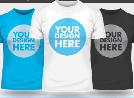 Replace Design with your Design, Change Colors Mock-up T shirt Template